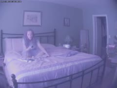 Wife caught on hidden cam has a quick orgasm with vibrator